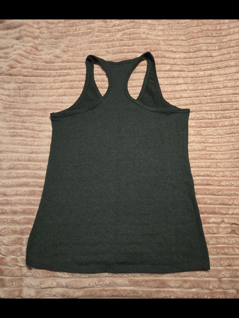 Buy 2 Get 1 Free!! SUN SALT SAND Gradient Graphic Charcoal Gray Racerback Tank - Picture 3 of 4